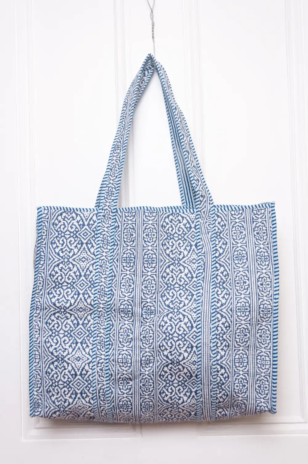 Quilted Cotton Tote Bag