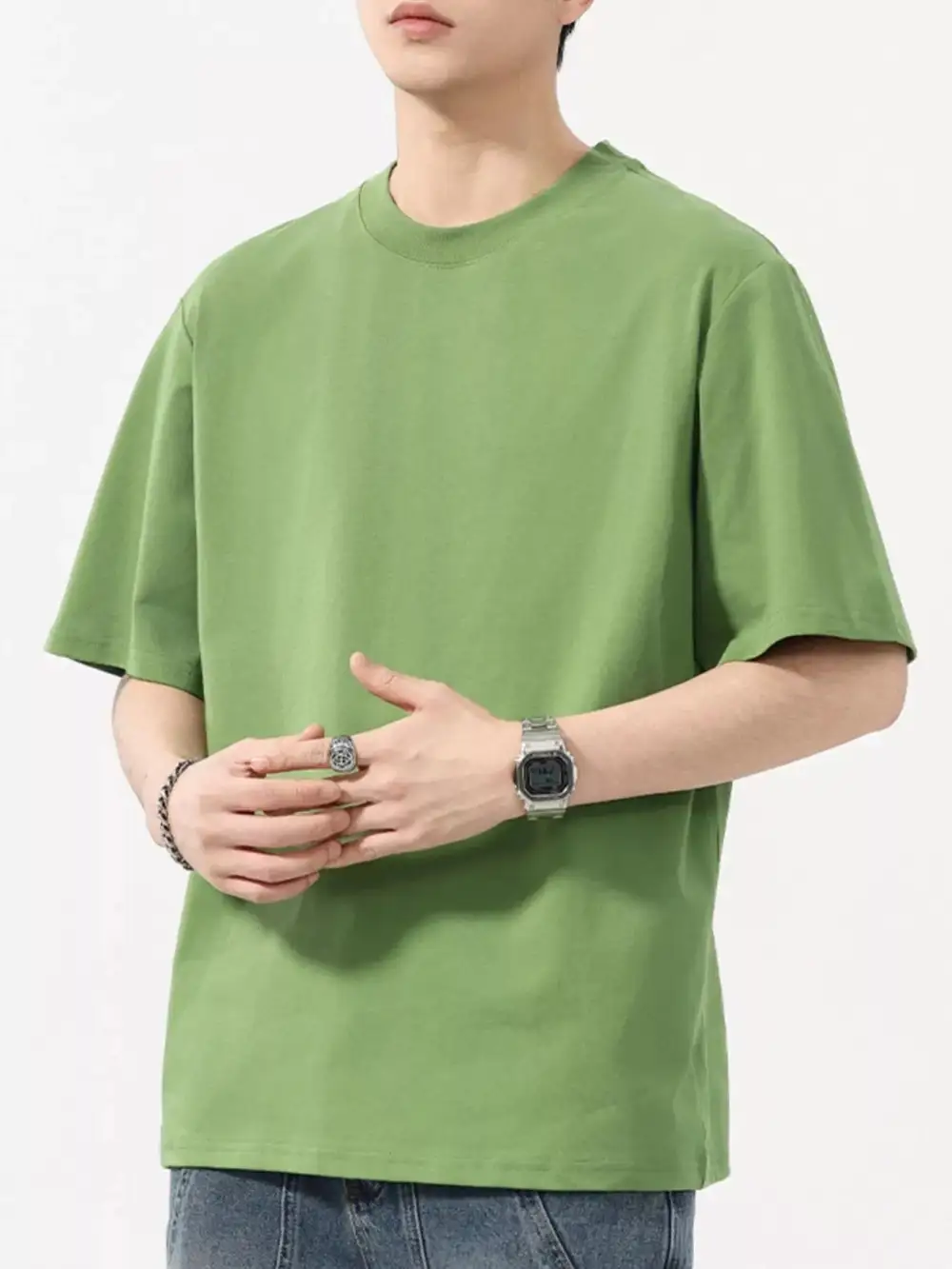 Breathable Round Neck Short Sleeve T-Shirt