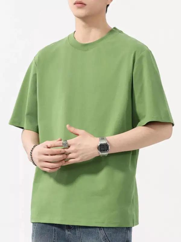 Breathable Round Neck Short Sleeve T-Shirt