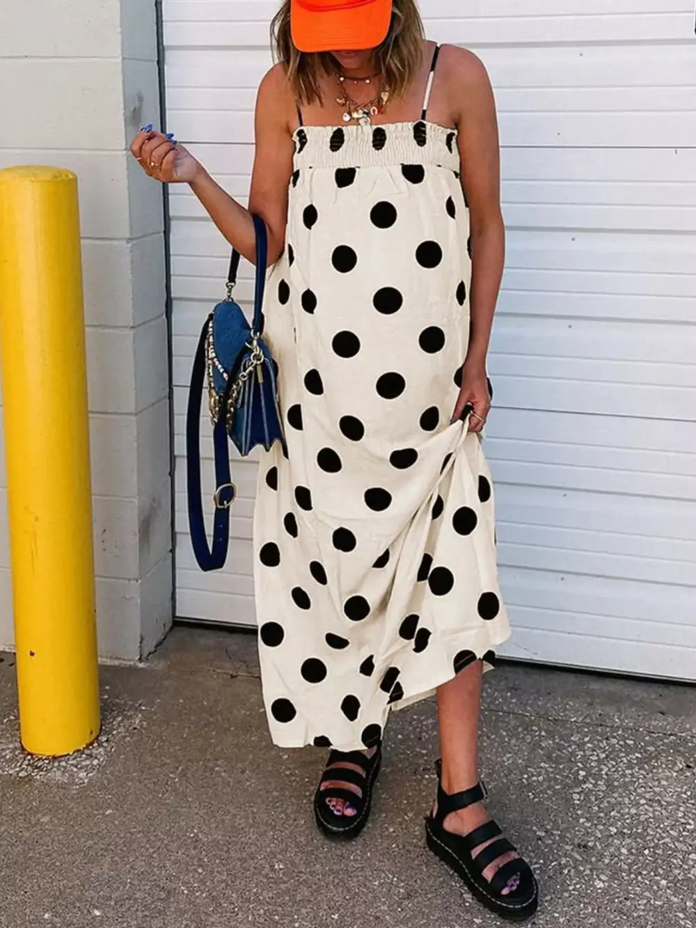 Easy Fit Sleeveless Maxi Tie Detail Dress