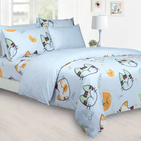 Refined Cotton Printed Coordinated Bedding Collection