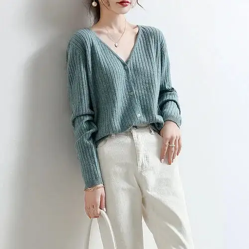 Essential Ribbed Cardigan