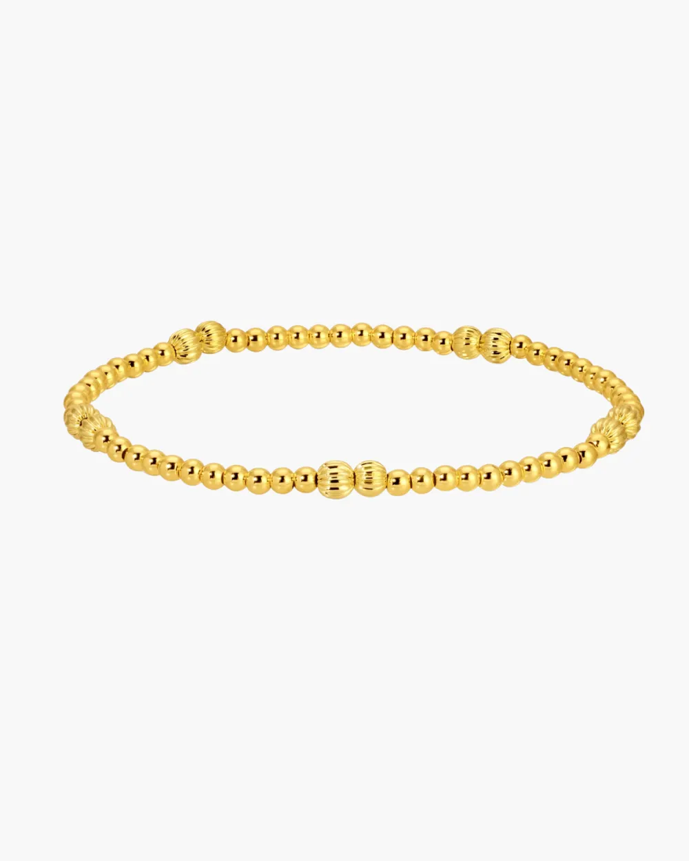 Large Bead Stretch Bracelet