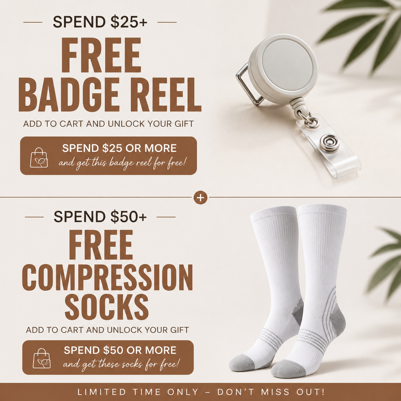 Free matching gift for high-rise stretch scrub cargo pants