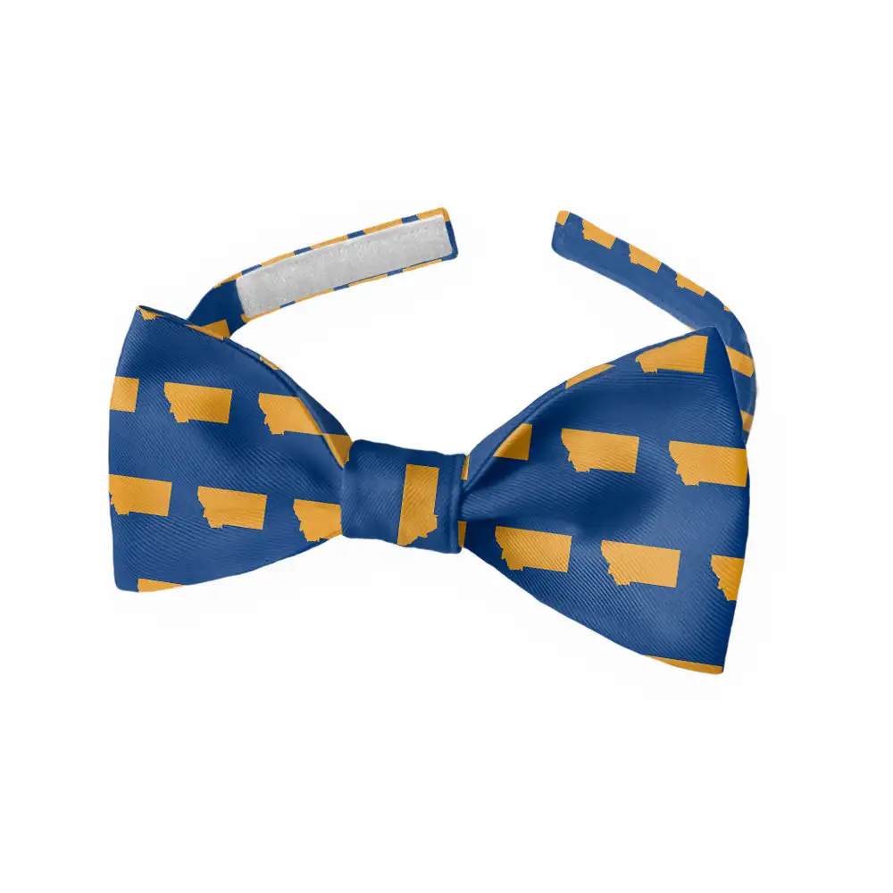 Structured Outline Motif Bow Tie