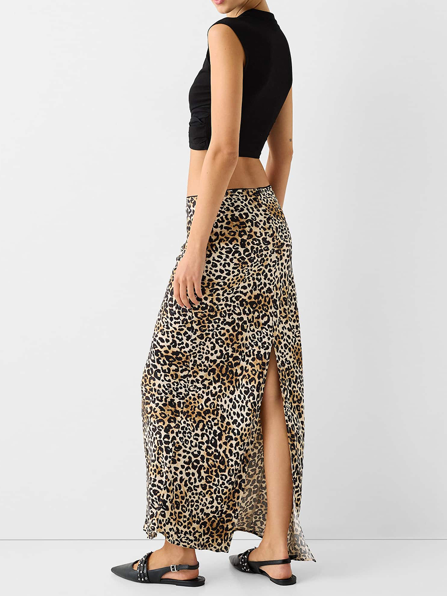 Falda Midi Estampada