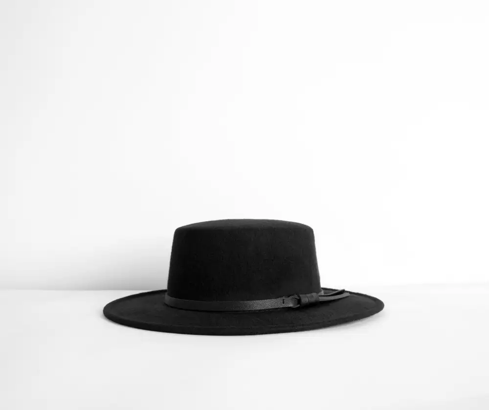 Belted Boater Hat
