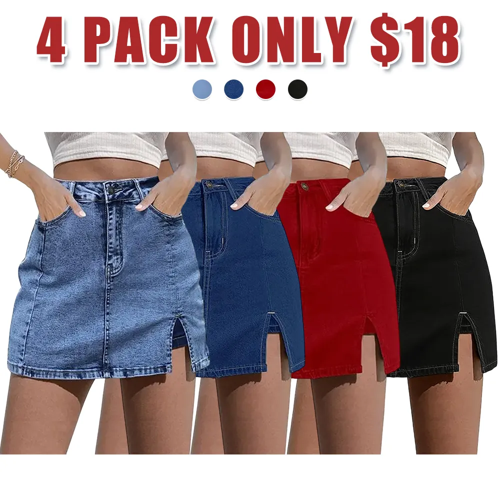 Women's Stretch Denim Skort
