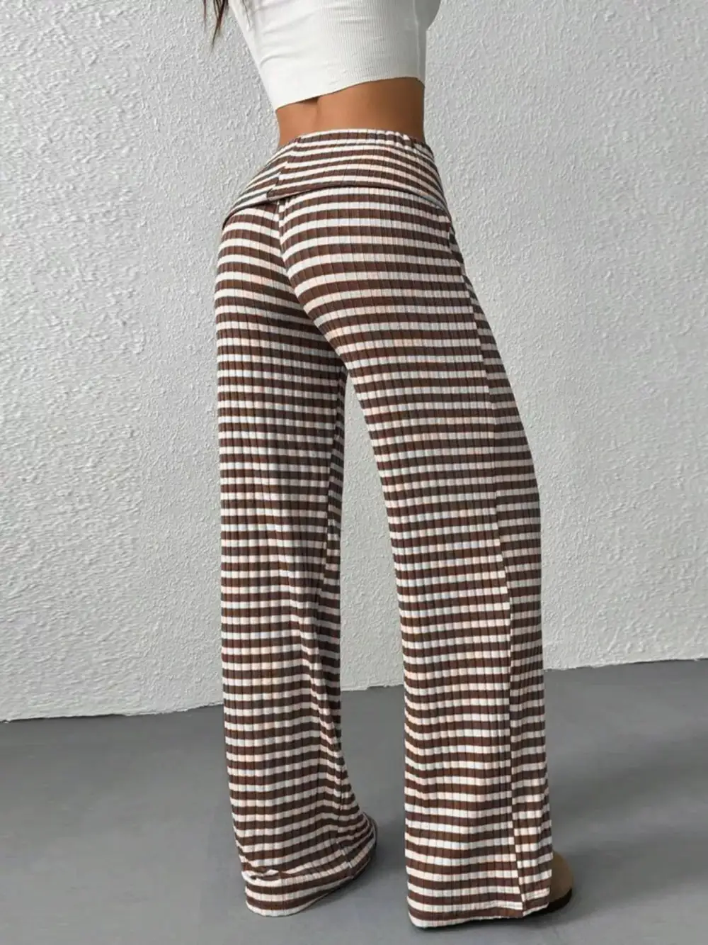 Weekend Striped Wide Leg Pants