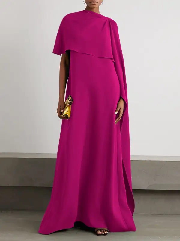 Loose Asymmetric Maxi Dress