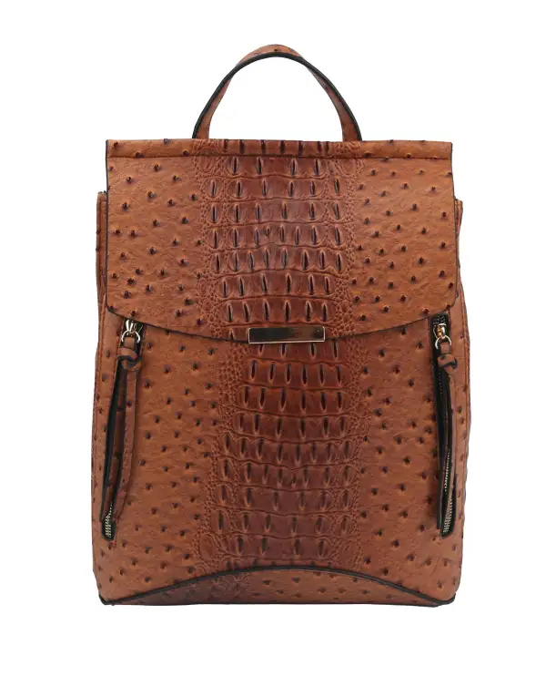 Textured Convertible Backpack