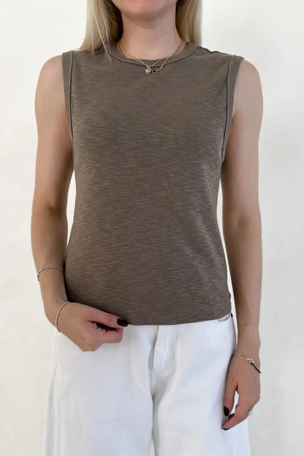 Easy Shape Soft Cotton Tank Top