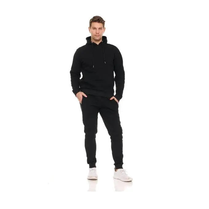 Men’s Fleece-Lined Hoodie & Jogger 2-Piece Set – Stay Warm, Stay Stylish