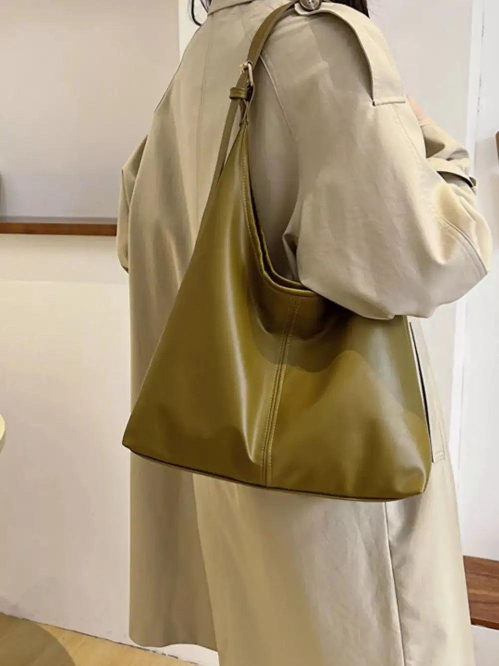 PU Leather Shoulder Bag