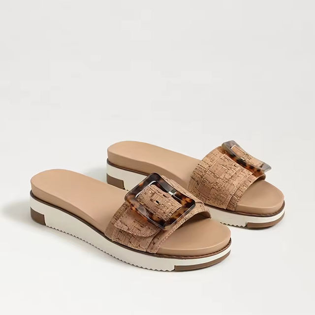 Solviera Thick Sole Round Toe Flats