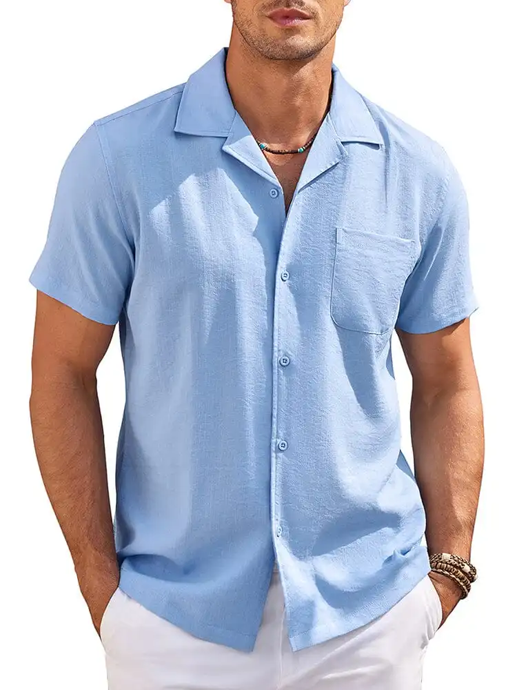 Casual Vacation Cuban Shirt