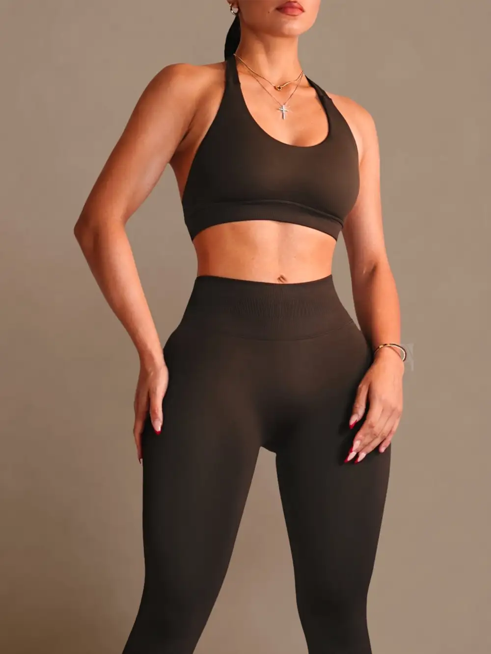 Versatile Active Sculpting Halter Sports Tank