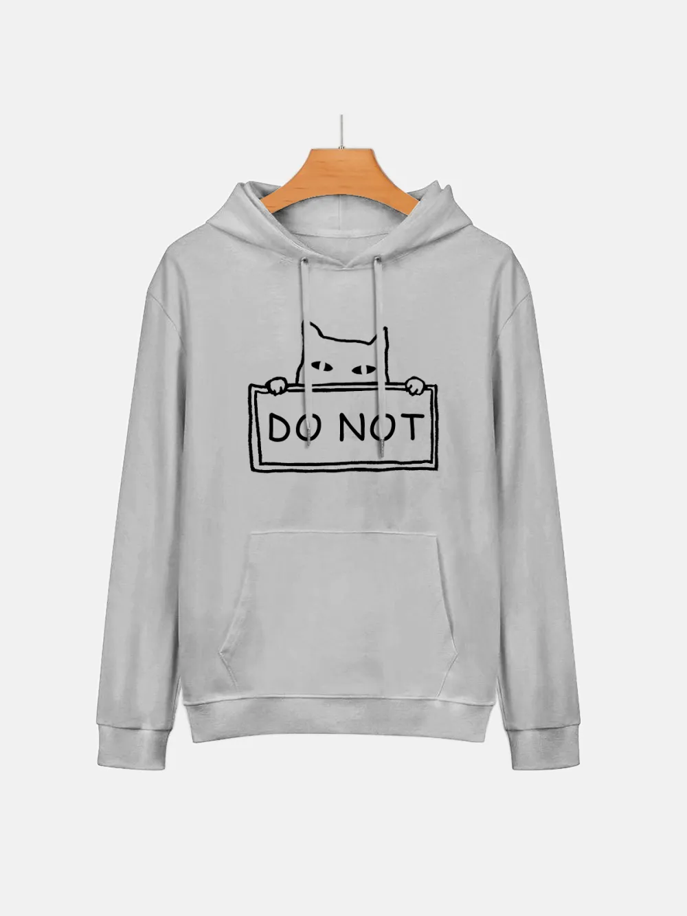 Do Not Pattern Printed Hoodie
