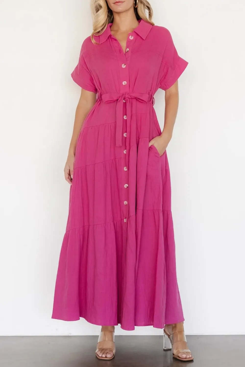 Universal Commuting Lace High-Waisted Dress