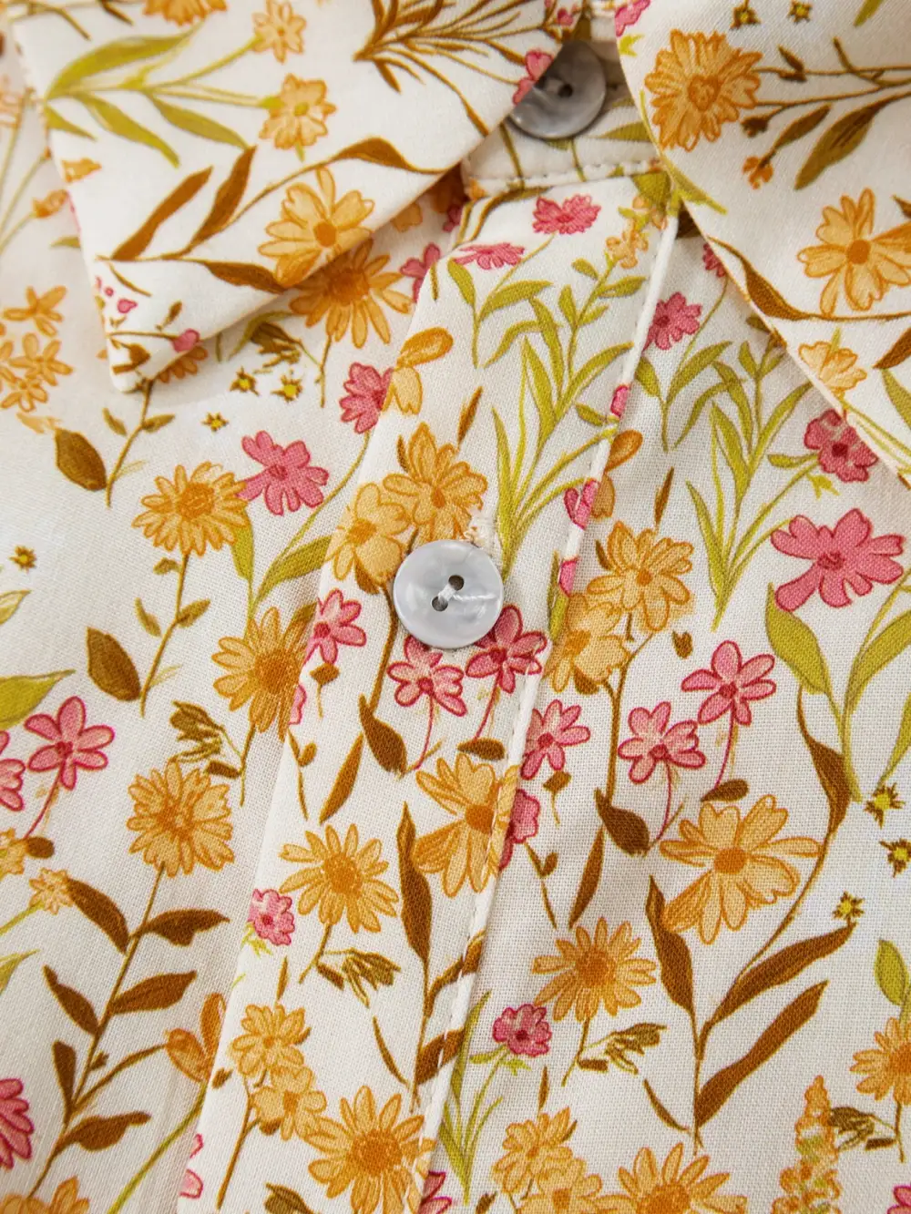 Comfort Fit Floral Printed Ruffle Dress
