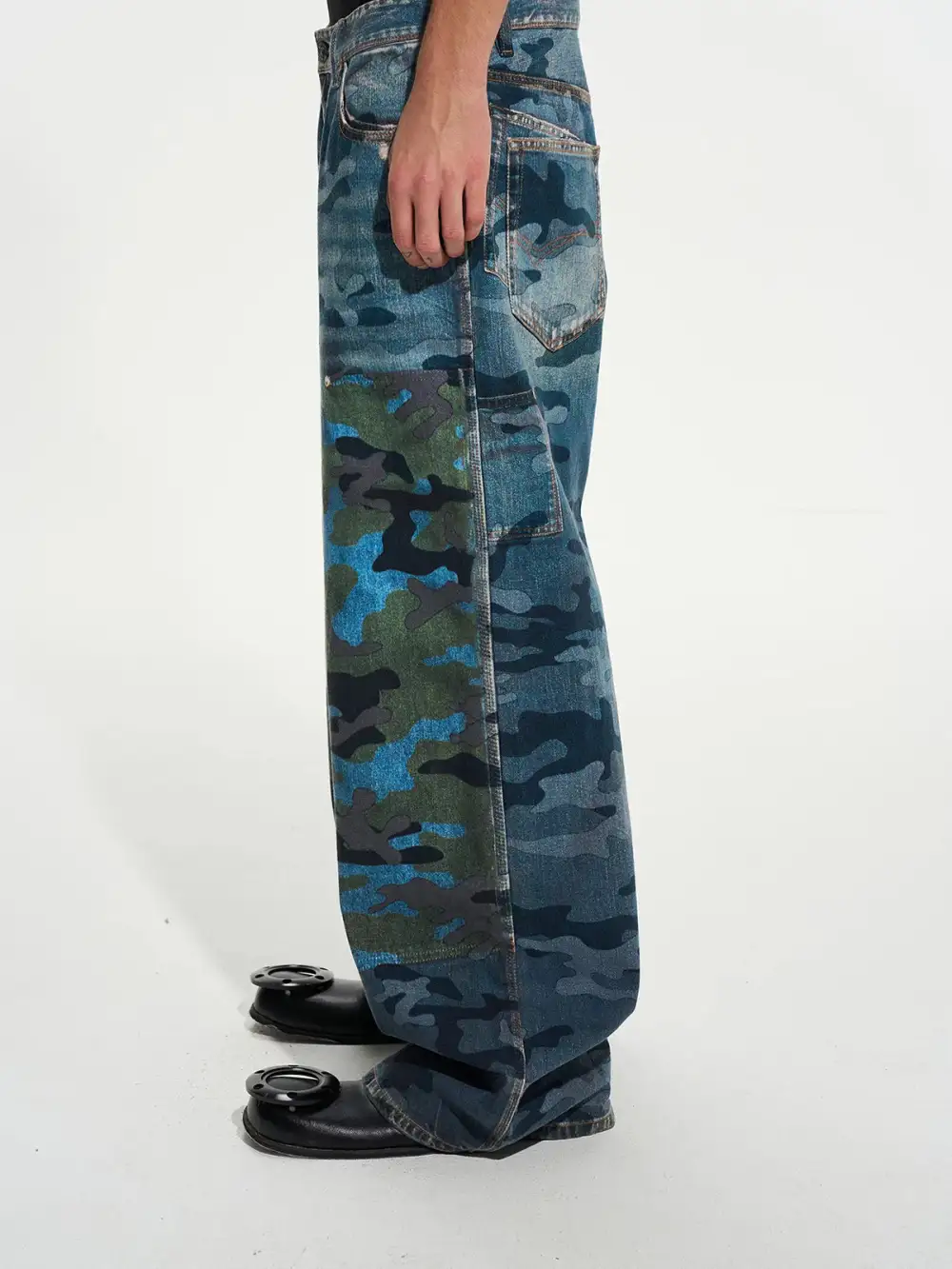 Contemporary Camouflage Cargo Pants