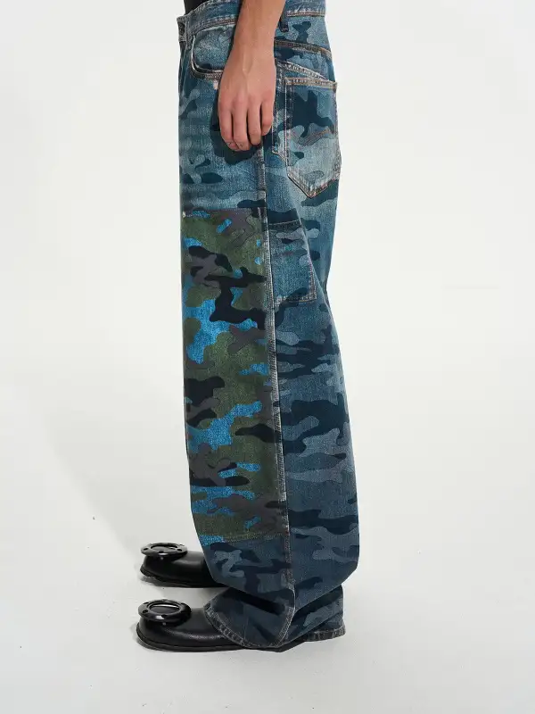 Contemporary Camouflage Cargo Pants