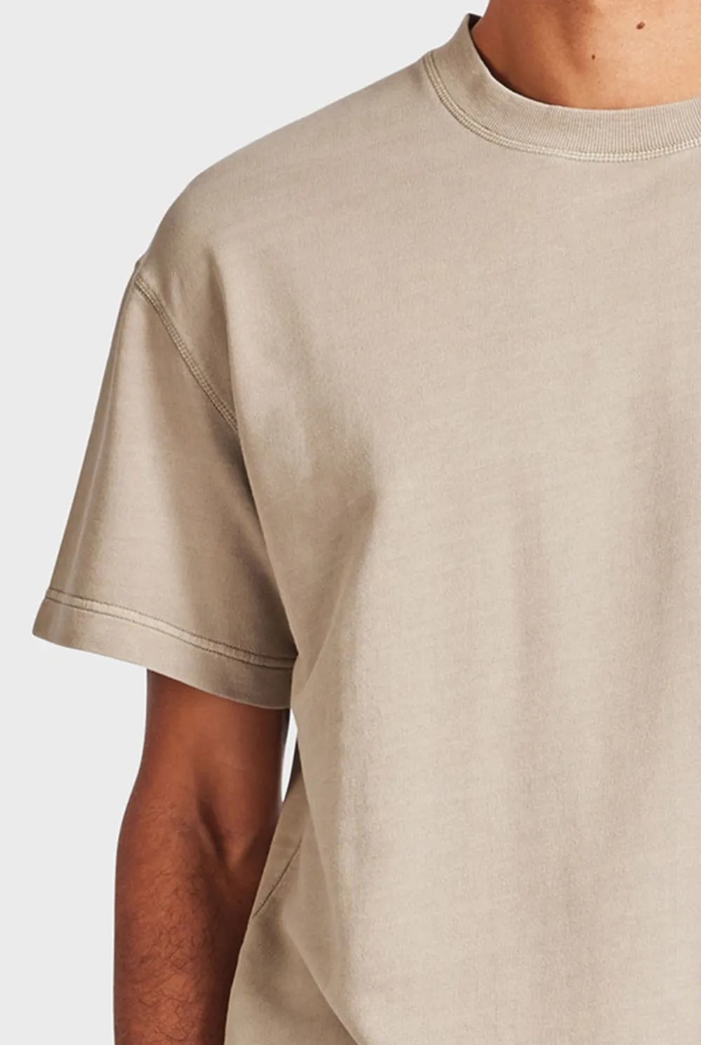 Seasponge Colored Short Sleeve Crew Neck Tee