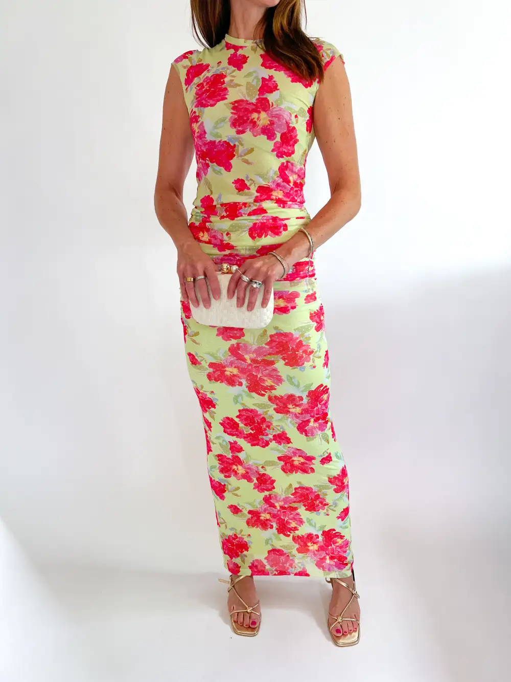 Printed Floral Skirt