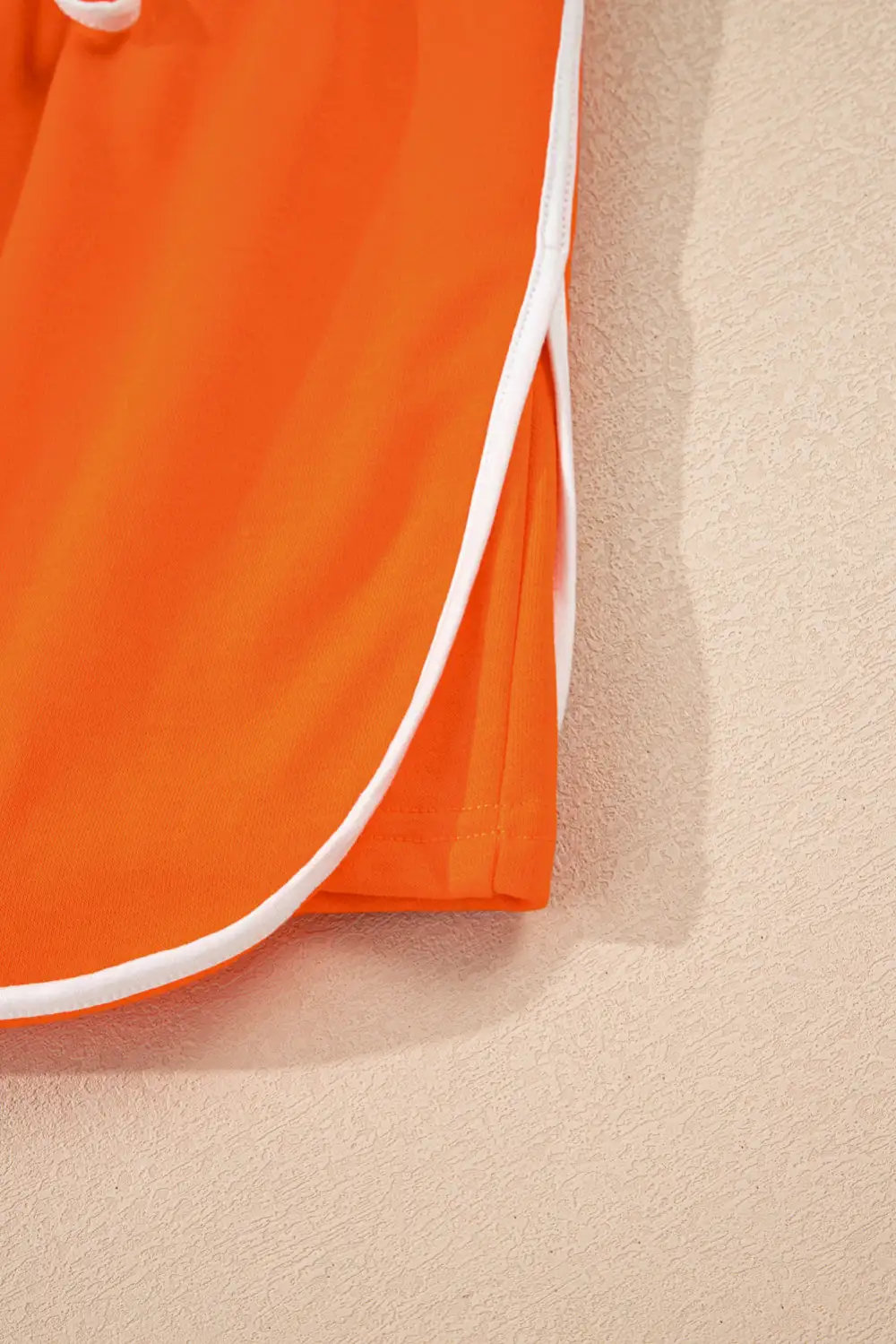 Curve Printed Varsity Detail Coordinated Set