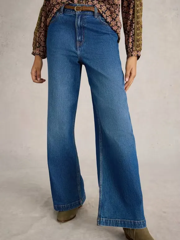 Full Length Wide Leg Jean
