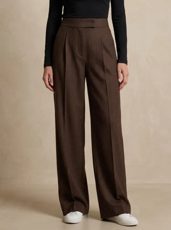 Women’s Flowy Printed Wide Leg Casual Pants