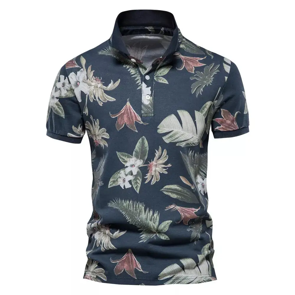 Refined Polo Collar Short Sleeve Polo Shirt