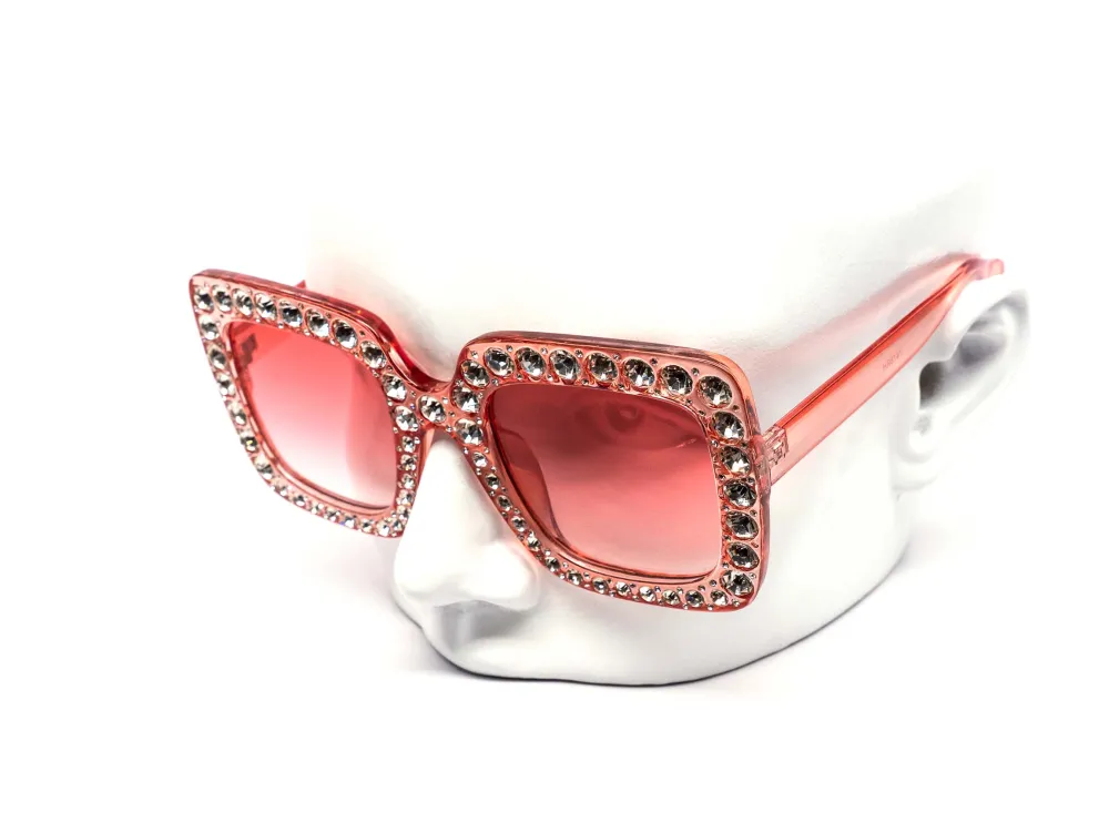 12-Pack Square Gradient Assorted Sunglasses