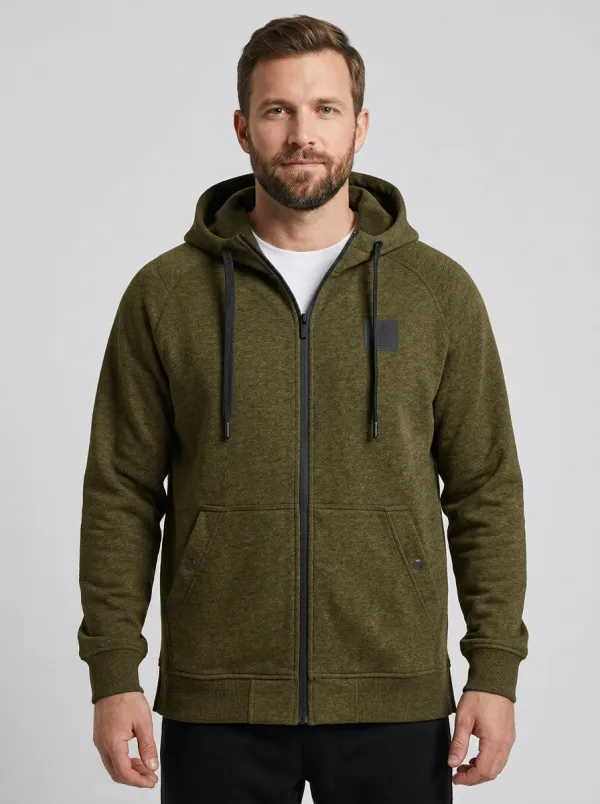 Modern Minimalist Zip-Up Active Look Men's Sport Jacket