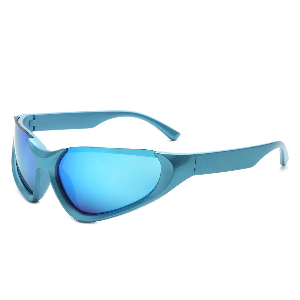 Rectangle Round Frame Sunglasses
