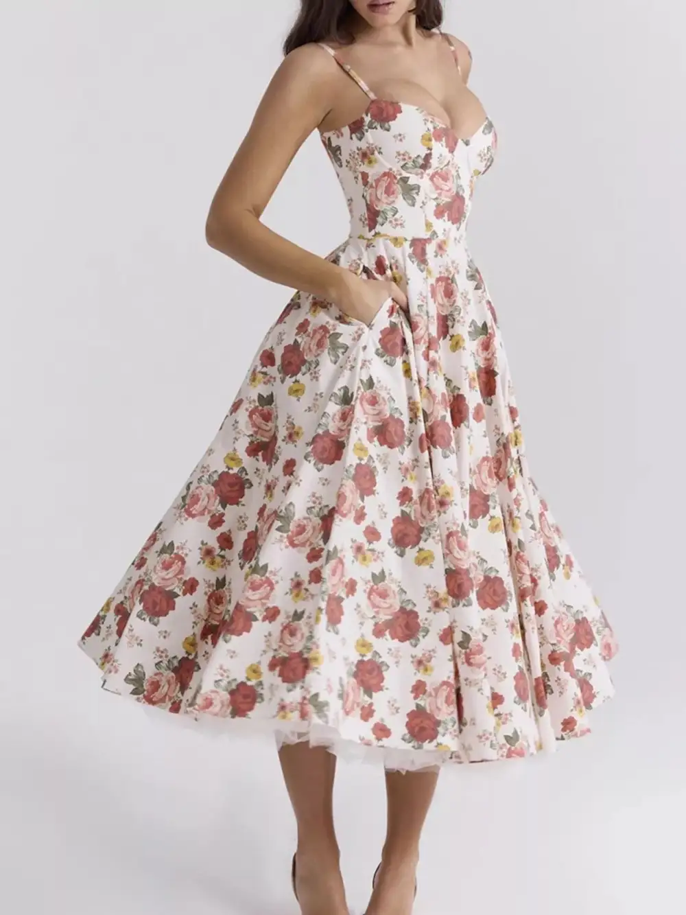 Sweetheart Midi Dress