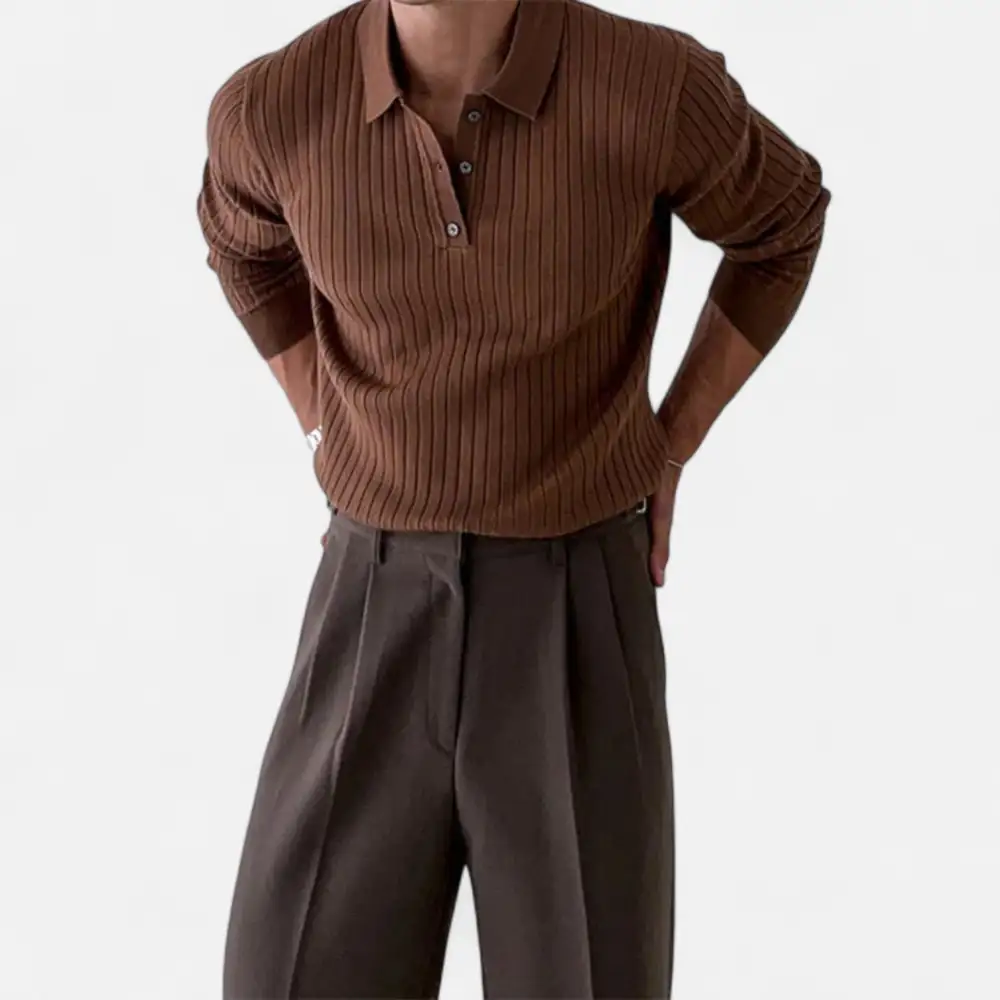 Knit Breathable Polo Shirt