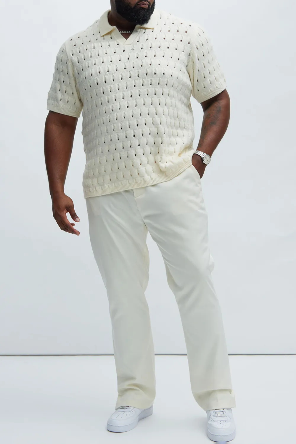 Hollow Textured Polo