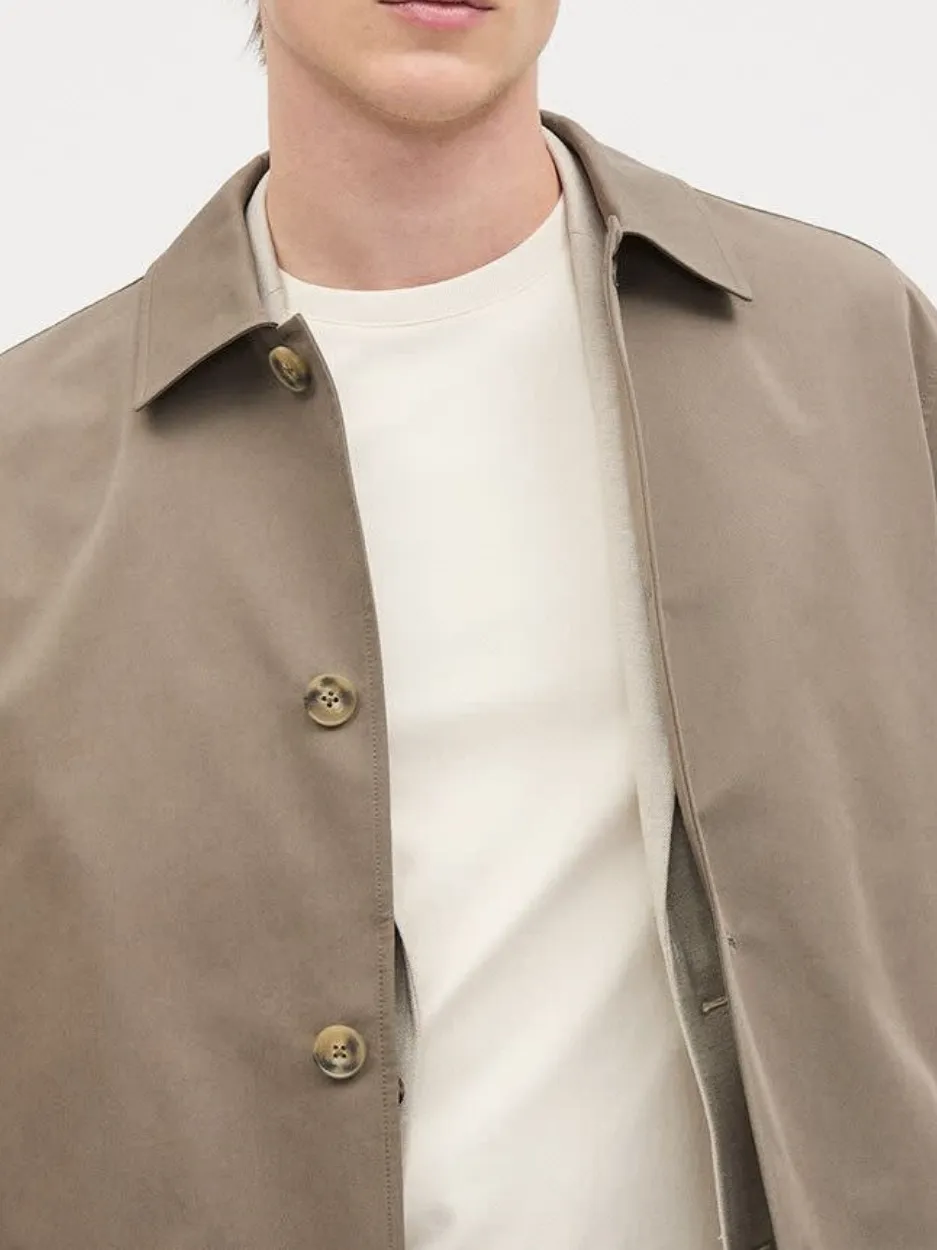 Urban brown Long Sleeve Classic Coat