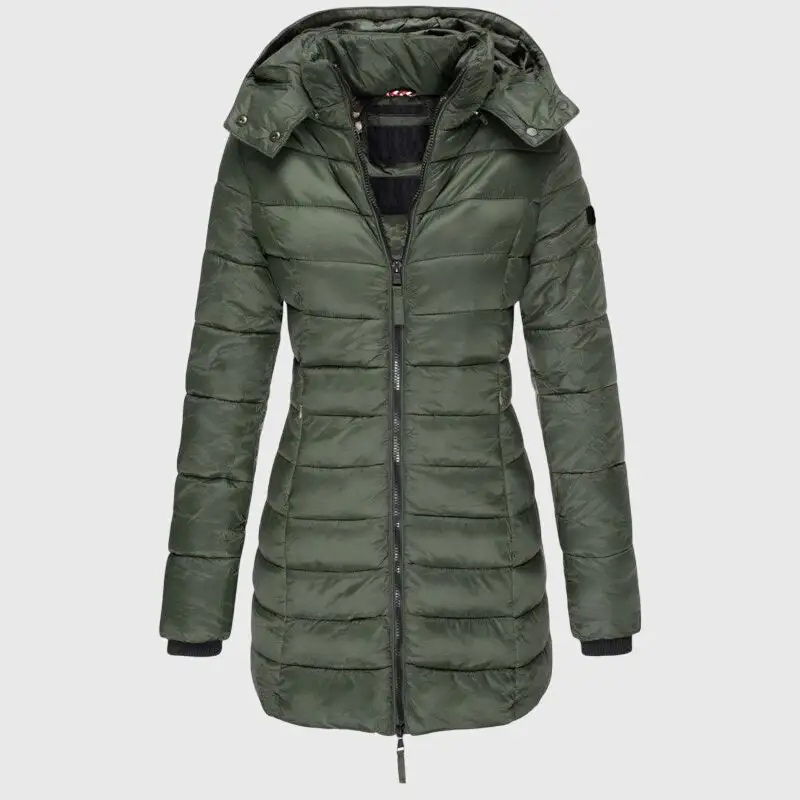 Modern Zip Front Coat