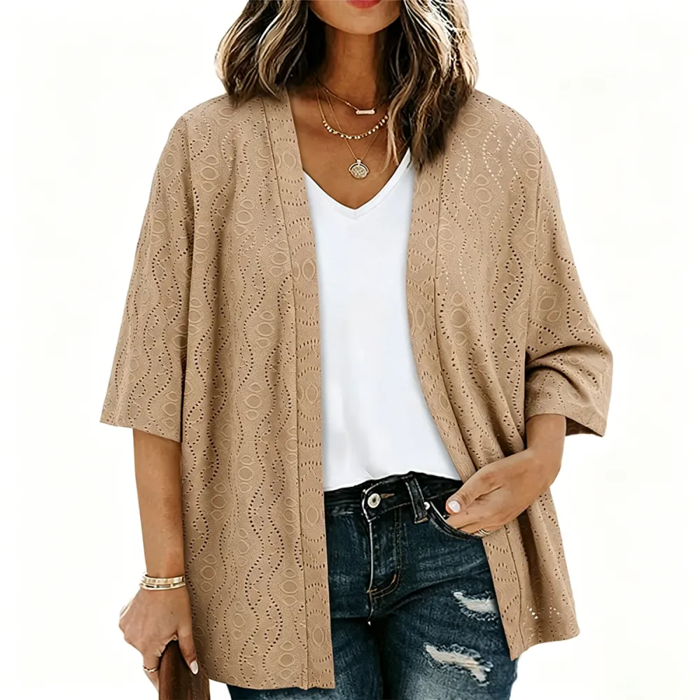 🎉Hot Sale🔥-Women's Plus-Size Cardigan🔥10-Pack - All Colors Included