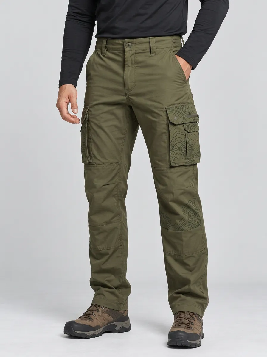 Unisex Backcountry Topographic Map Tactical Work Pants