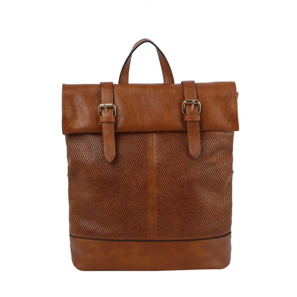 Tall Buckle Accent Backpack