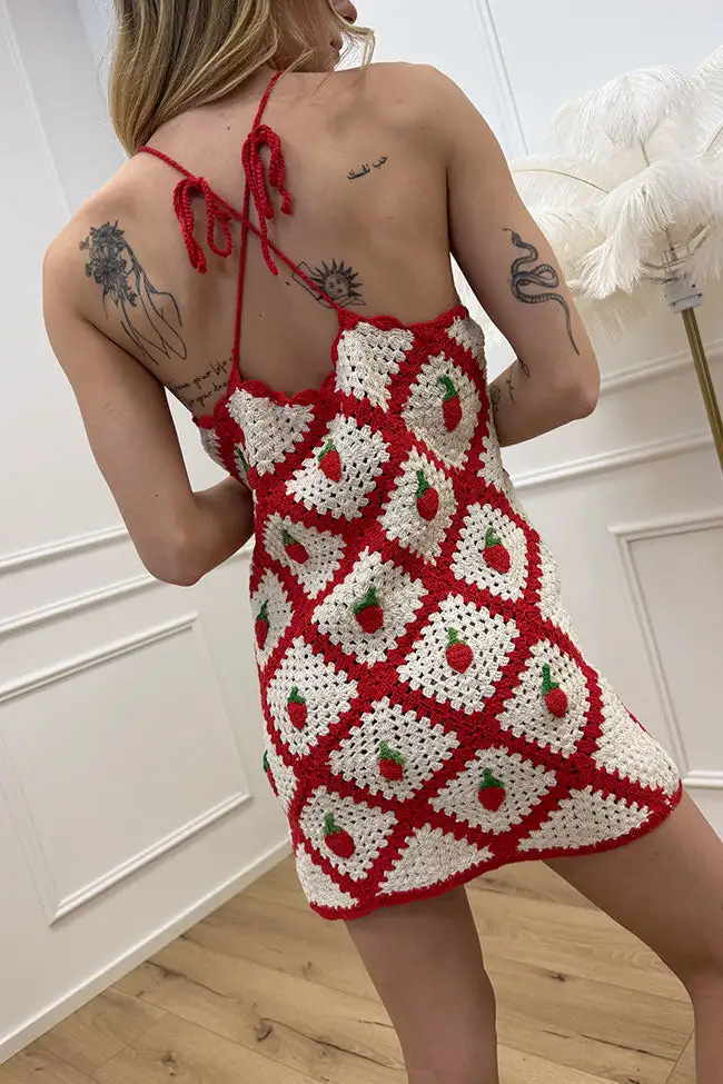 Mini Crochet Dress