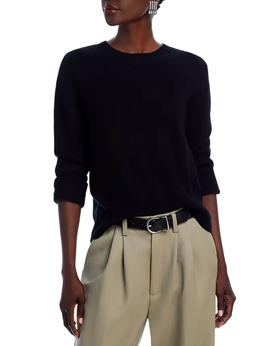 Cashmere Crewneck Long Sleeves Sweater