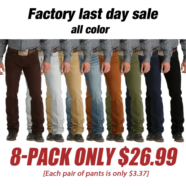 👖 Men's Slim Fit Boot Cut Jeans