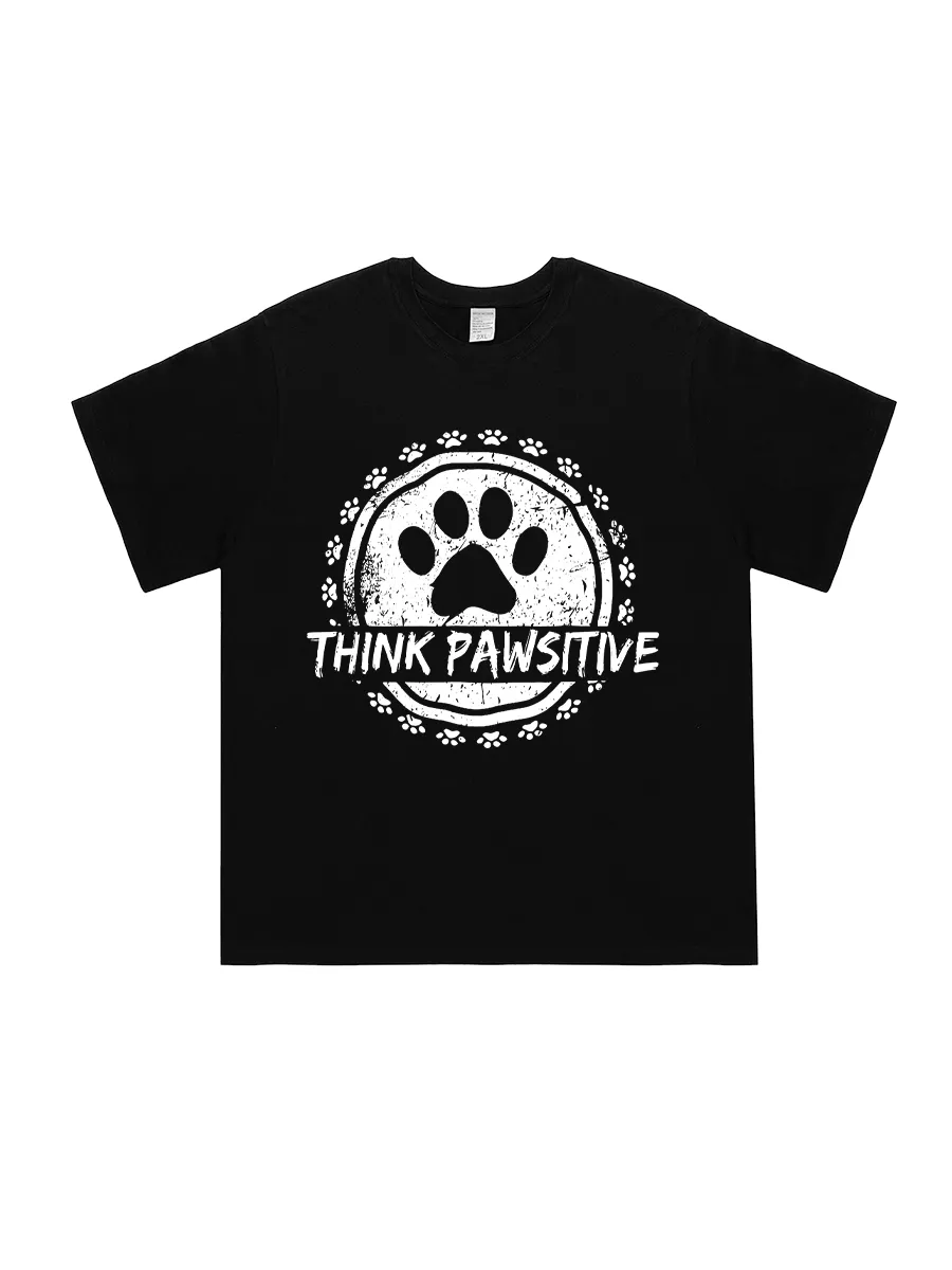 Think Pawsitive Dog Graphic Tee