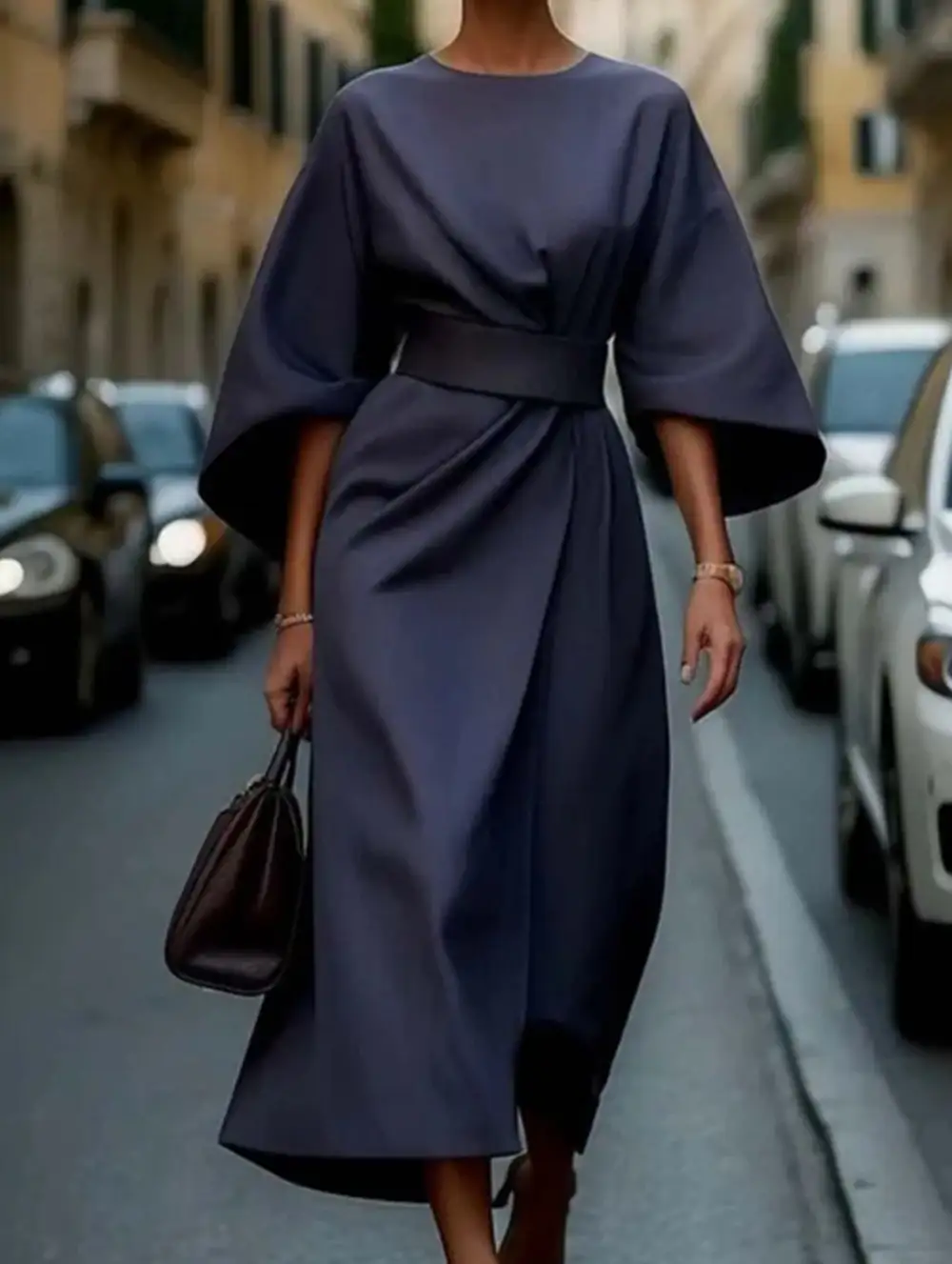 Clean Line Waist Dress
