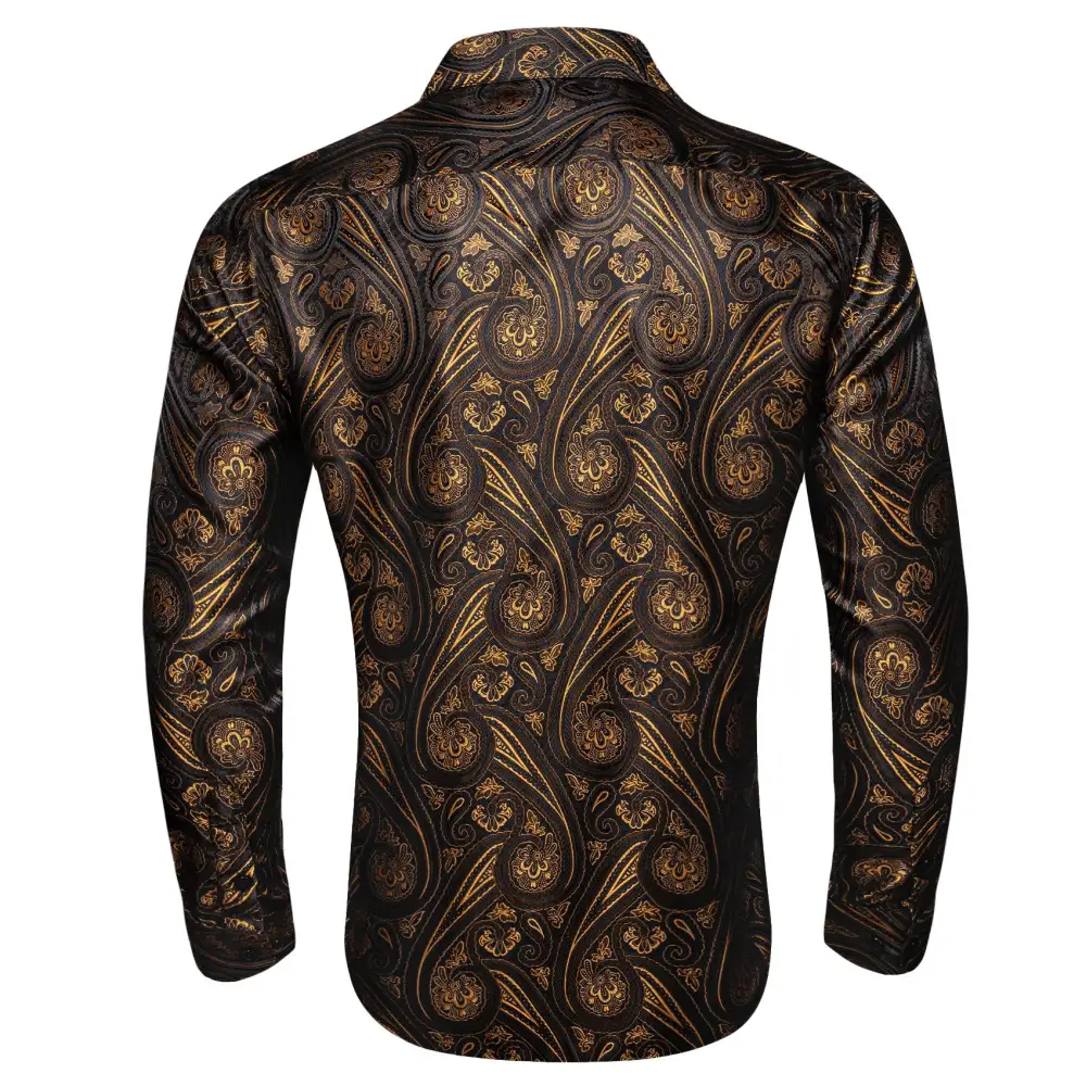 Refined Paisley Button Down Casual Dress Shirt