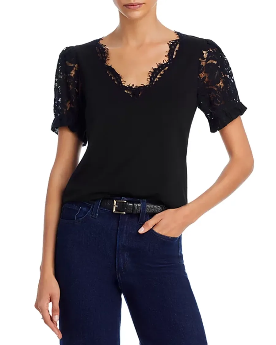 Elegant Style V-Neck Tees